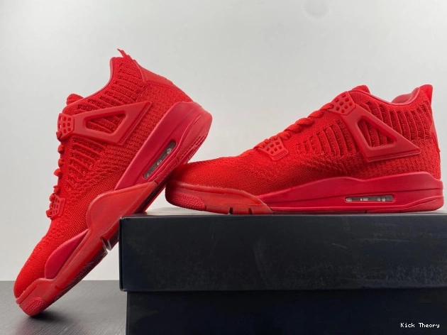 Kicked Out Shoe Store 4 Flyknit Red Retro Jordan AQ3559-600 0729